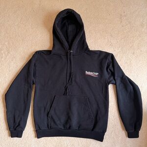 Balenciaga Patagonia collab Black Hoodie size XS